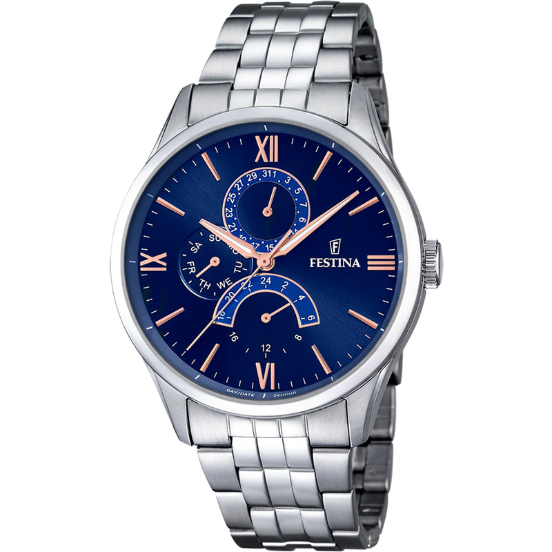FESTINA RETRO OROLOGIO UOMO REFERENZA F16822/3 GARANZIA ITALIA