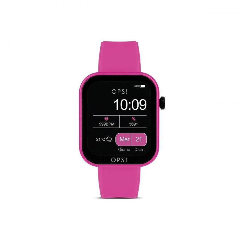 OPS SMARTWATCH ACTIVE CALL OPSSW-28 FUCSIA CON MICROFONO NUOVO