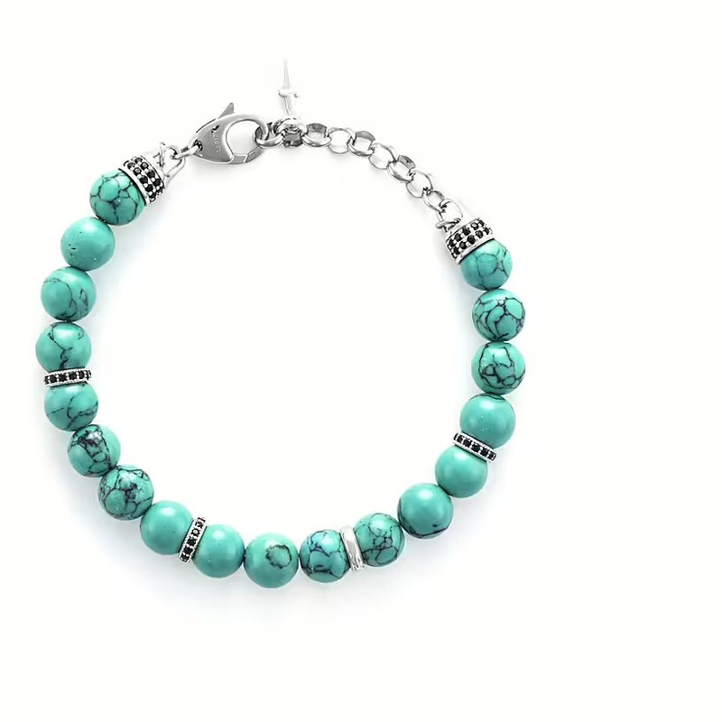 CESARE PACIOTTI TURCHESE BRACCIALE UOMO REFERENZA JPBR2429B NUOVO