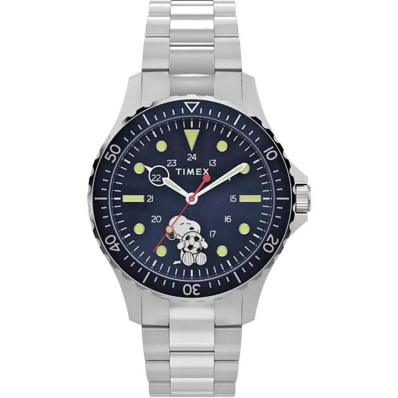 TIMEX Q PEANUTS SNOOPY SOCCER UOMO REFERENZA TW2Y53900 NUOVO