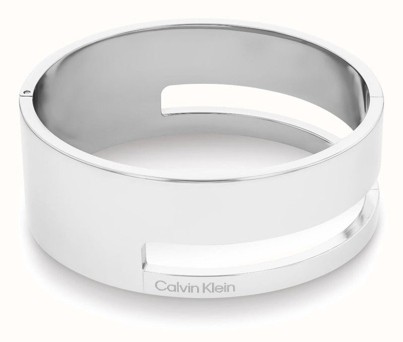CALVIN KLEIN GEOMETRIC ESSENTIALS BANGLE BRACCIALE DONNA REFERENZA 35000674