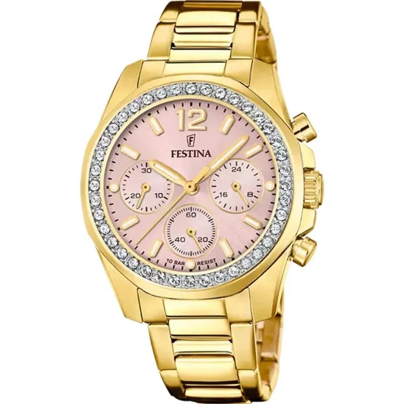 FESTINA RAINBOW CRONO DONNA QUARZ REFERENZA F20609/4 GARANZIA UFFICIALE