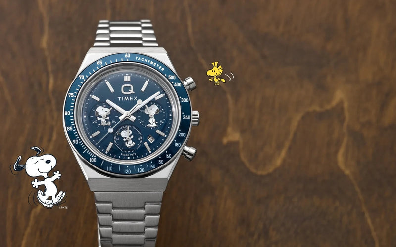 TIMEX Q PEANUTS SNOOPY CRONO UOMO REFERENZA TW2Y45300 NUOVO