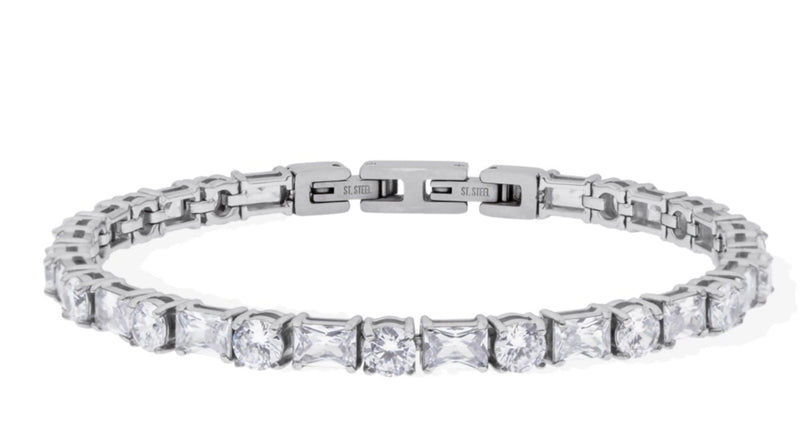 LIU JO TENNIS STONES ACCIAIO BRACCIALE DONNA LJ2687 NUOVO GARANZIA UFFICIALE
