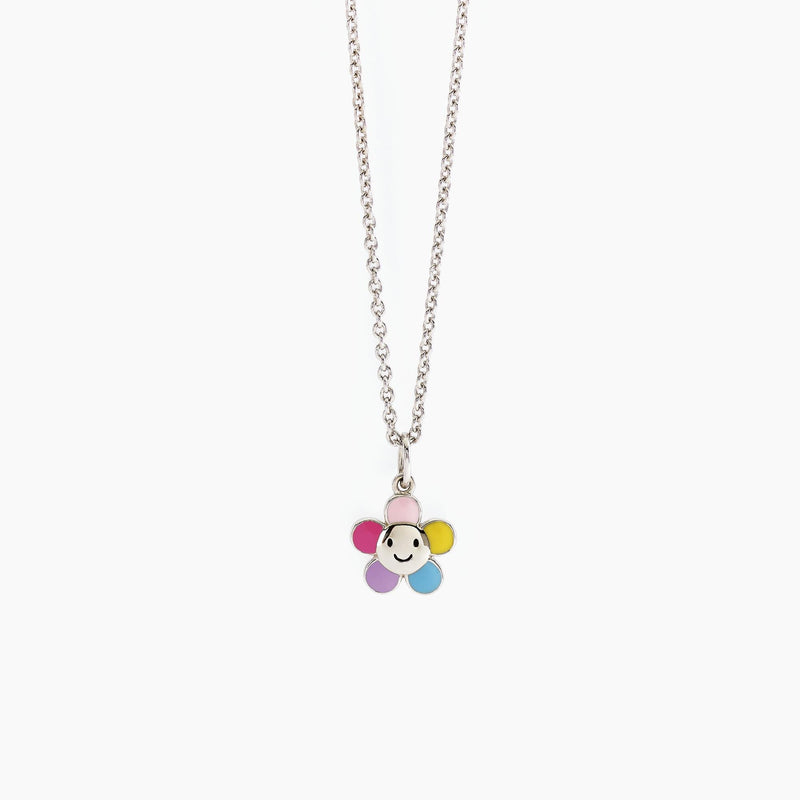 Mabina Junior Bloom Fiore Multicolor Collana Bimba Referenza 553419