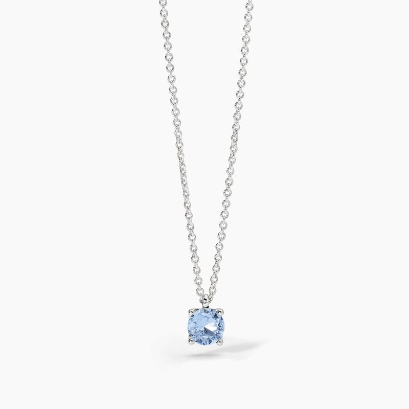 Mabina Gioielli Shiny Collana Argento Con Acquamarina Sintetica Referenza 553672 Garanzia Ufficiale