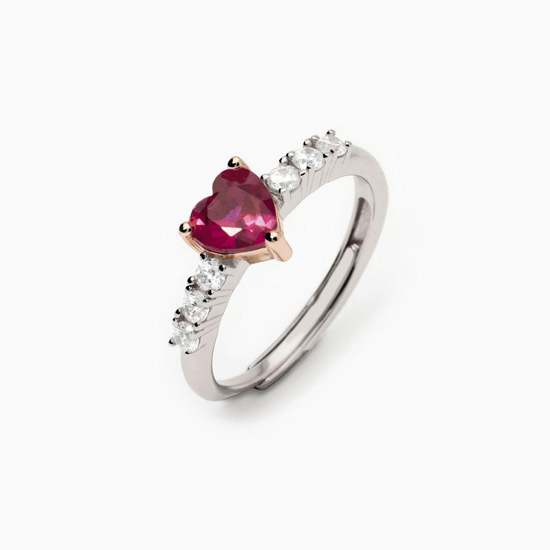 Mabina Gioielli Rouge Anello Donna con Rubino Sintetico Argento 925 Referenza 523407