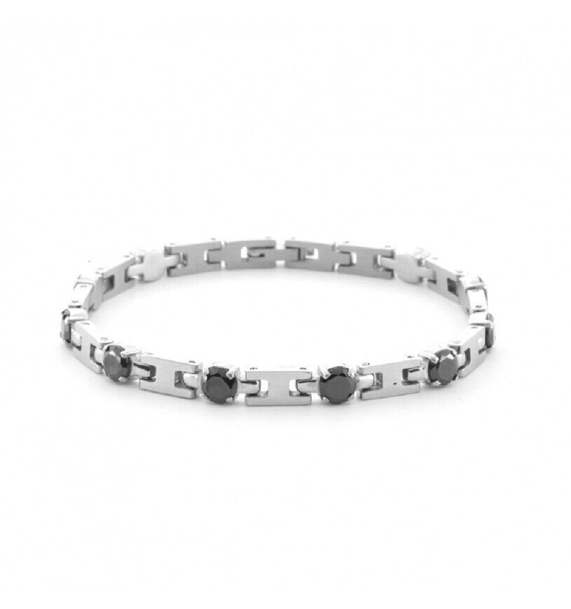 4us Cesare Paciotti Bracciale Acciaio Uomo 4ubr6737