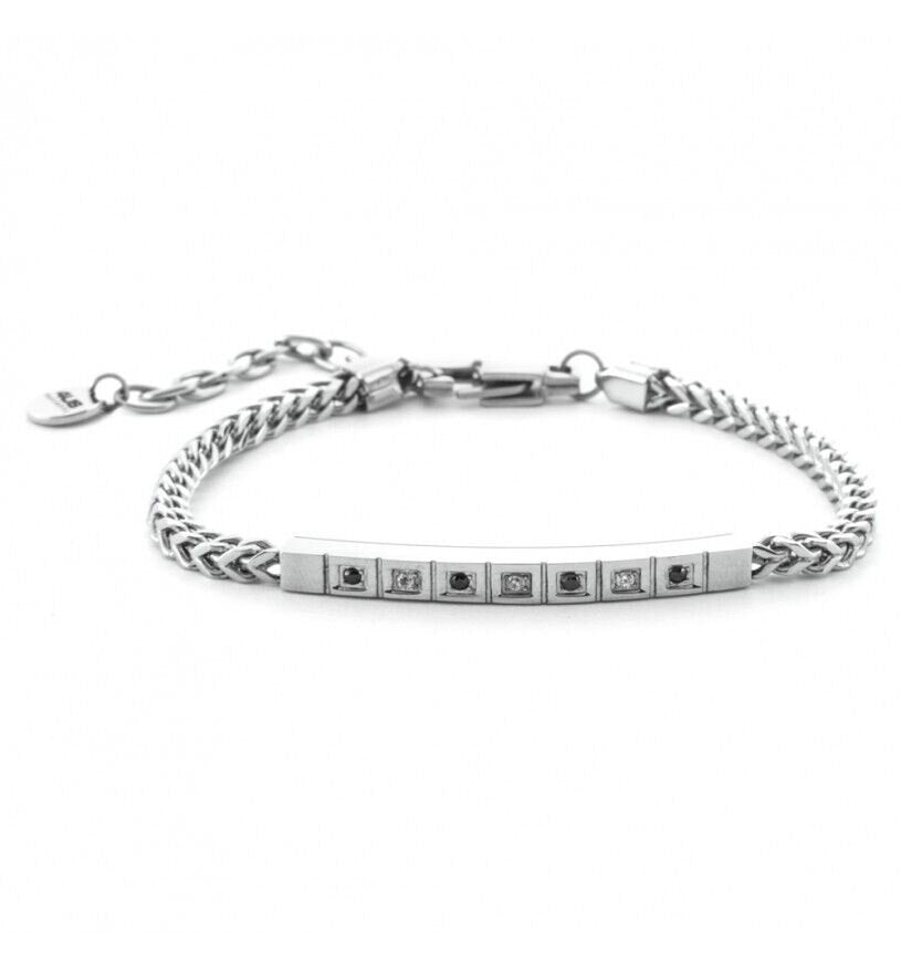 4us Cesare Paciotti Bracciale Acciaio Uomo 4UBR6989