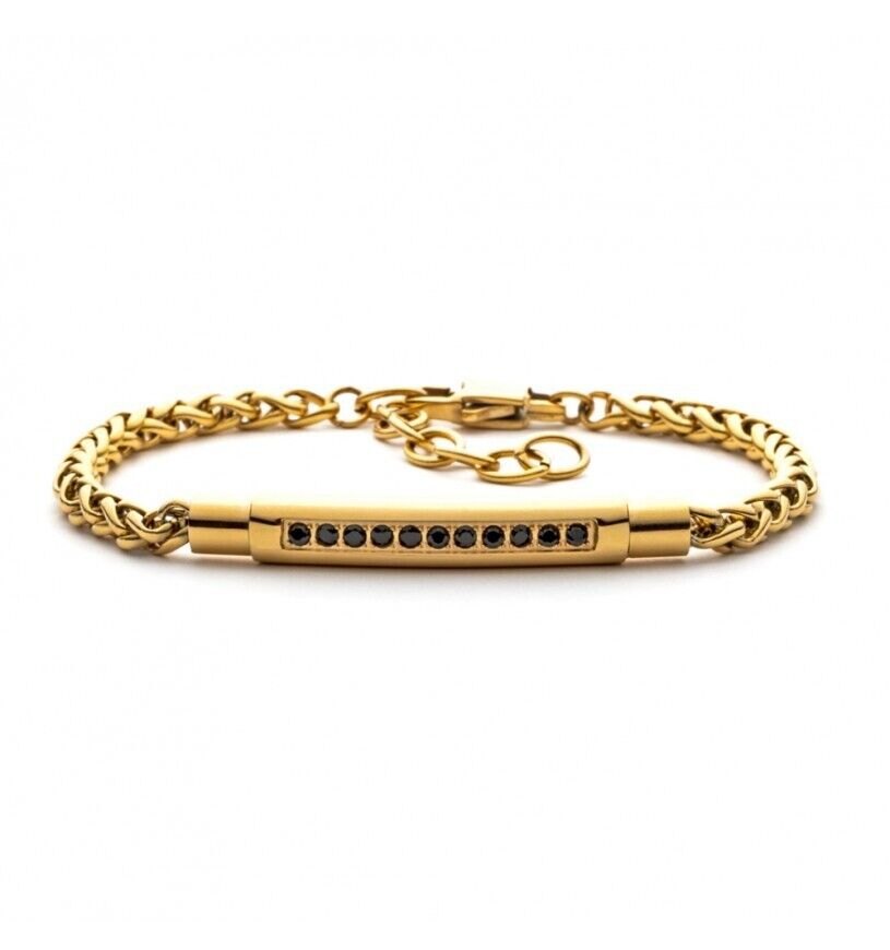 4us Cesare Paciotti Bracciale Uomo Acciaio 4ubr5611 Nuovo