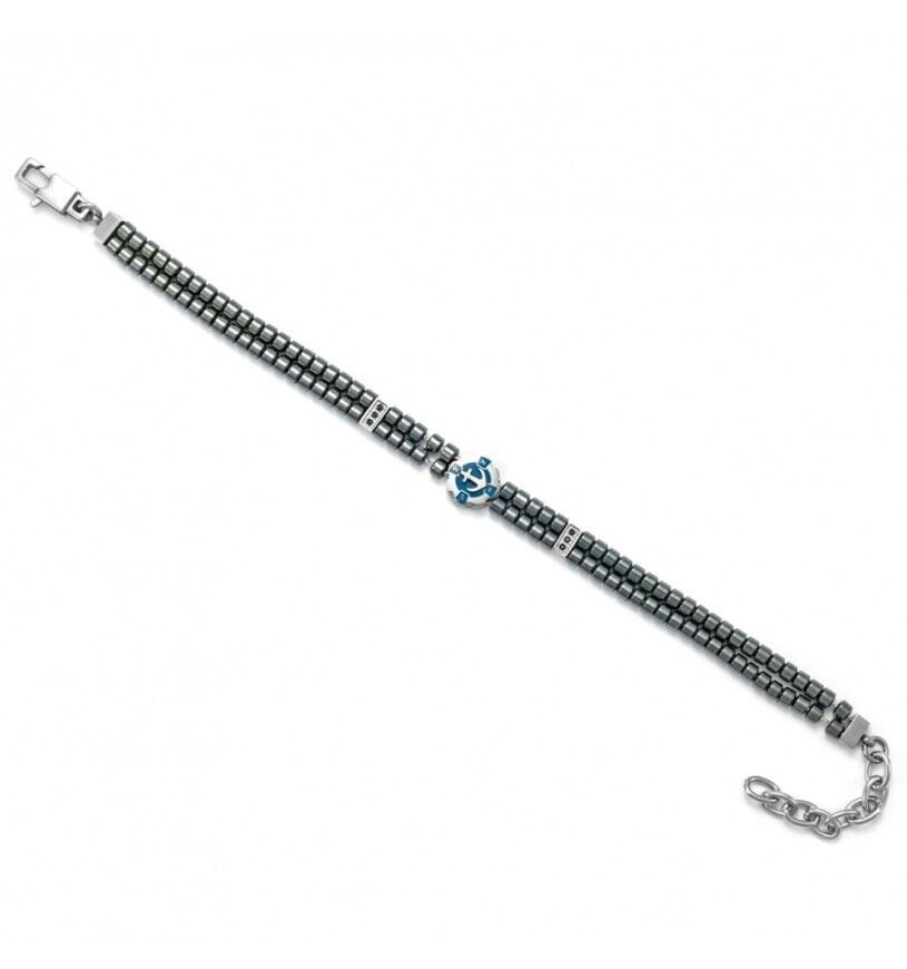 4us Cesare Paciotti Bracciale Uomo Ematite E Acciaio 4ubr5621 Nuovo