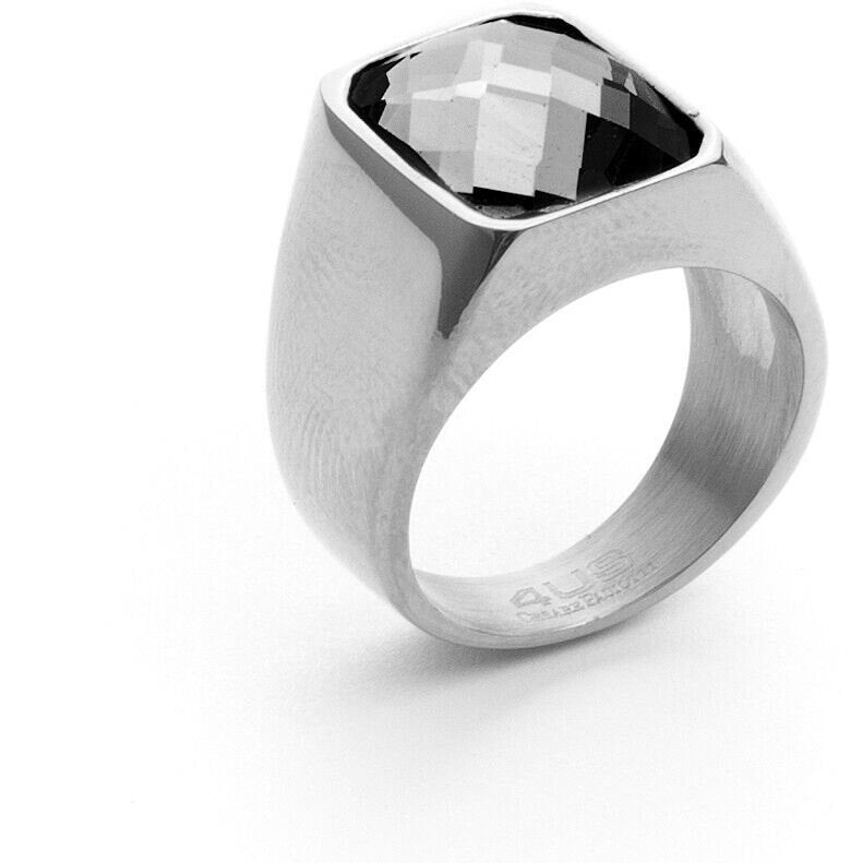 4Us Cesare Paciotti Gems Anello Uomo Acciaio, 4uan3838 Misura Dito 28