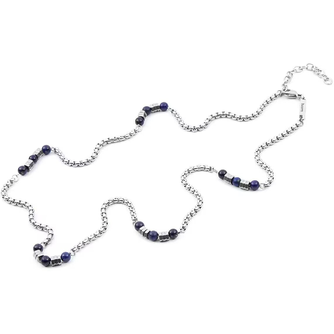 4us Cesare Paciotti Rectangle Collana 4us Uomo Acciaio 4ucl4066