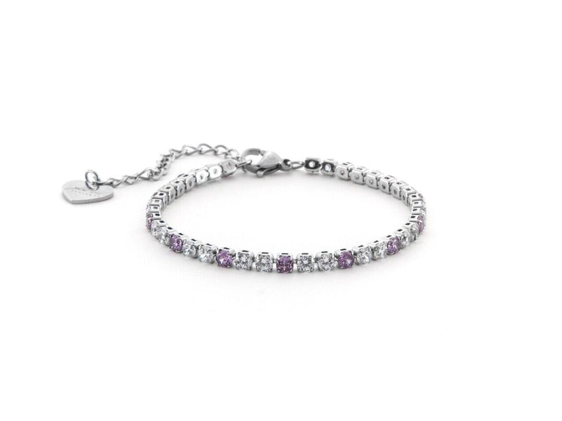 4us Cesare Paciotti Tennis Bracciale Donna 4UBR7135W Nuovo