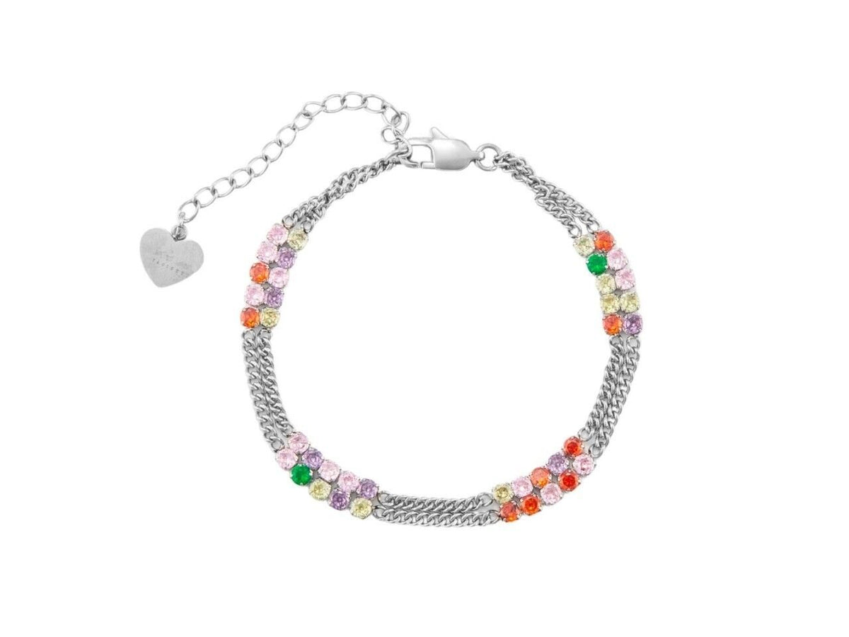 4us Cesare Paciotti Tennis Bracciale Donna 4UBR7138W Nuovo
