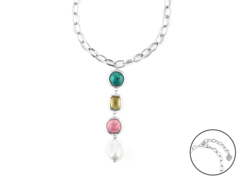 4US Cesare Paciotti Woman Collana Donna 4UCL6496W Nuovo