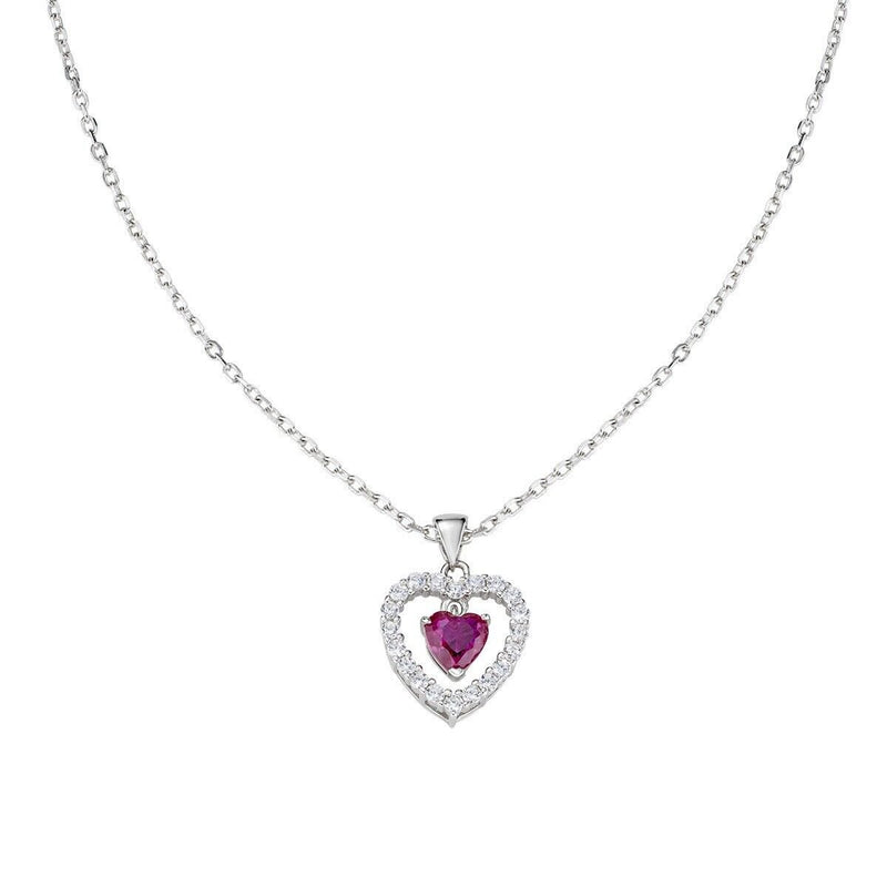 Amen Amore Collana Con Cuore Donna Argento 925 Referenza Clhshbrbz Nuova