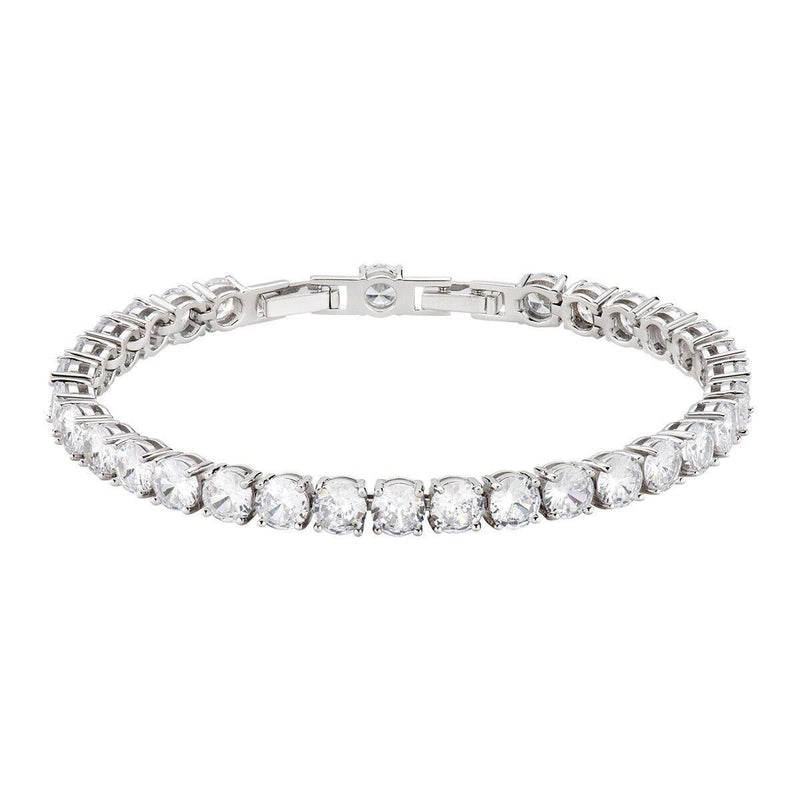 Amen Tennis Bracciale Donna Argento 925 Referenza Brtnbb50 Nuovo