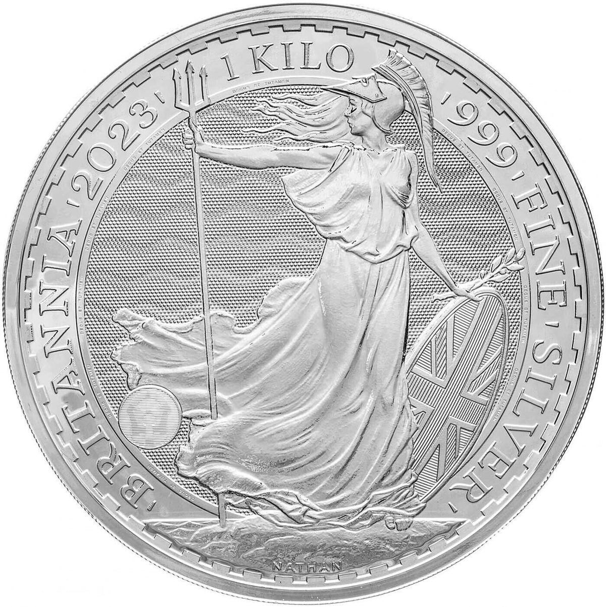 Britannia 2023 500 Pounds King Charles Ill 1 Kilo Argento 999,9