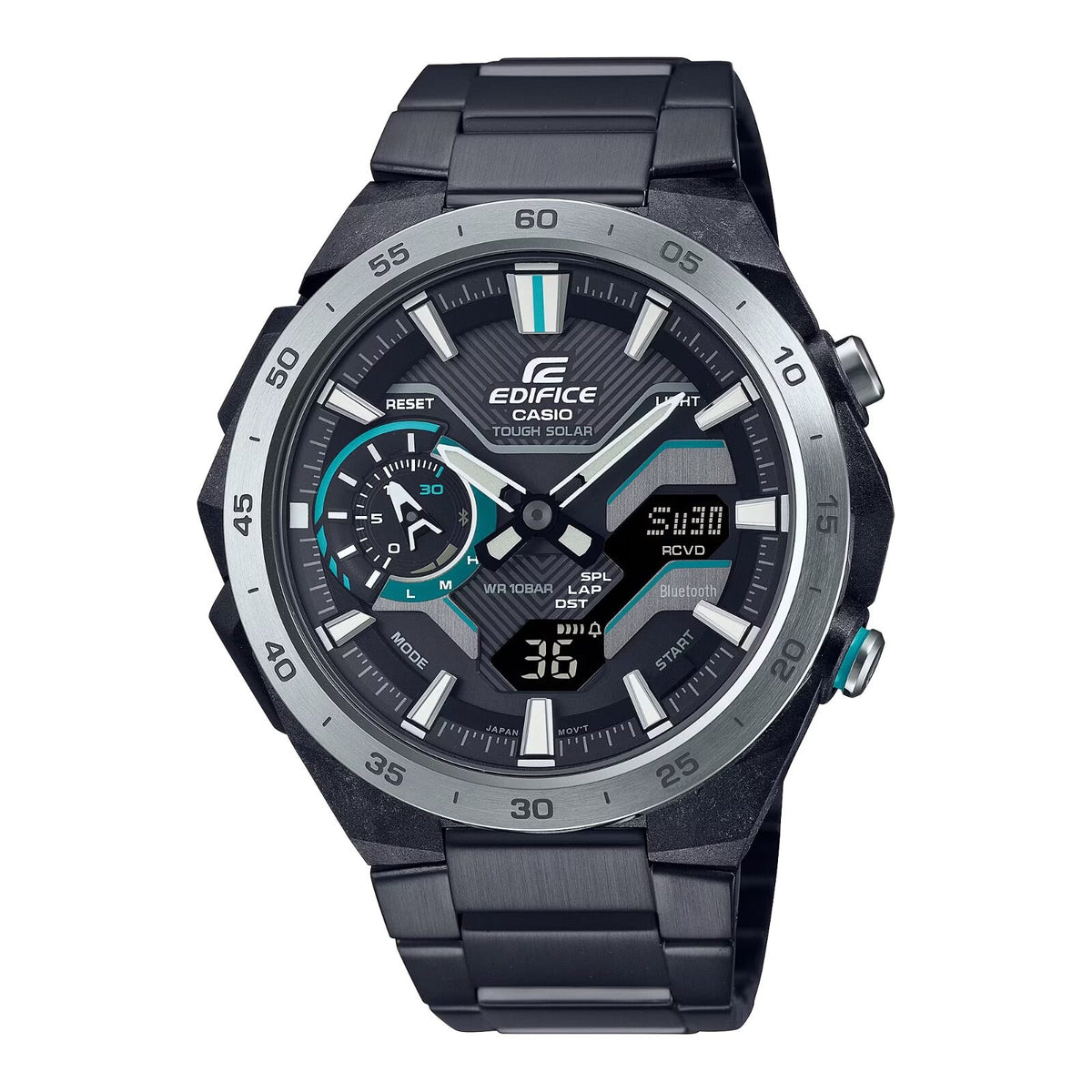 Casio Edifice Windflow Ecb-2200dd-1aef Orologio Crono Solar Garanzia Italia