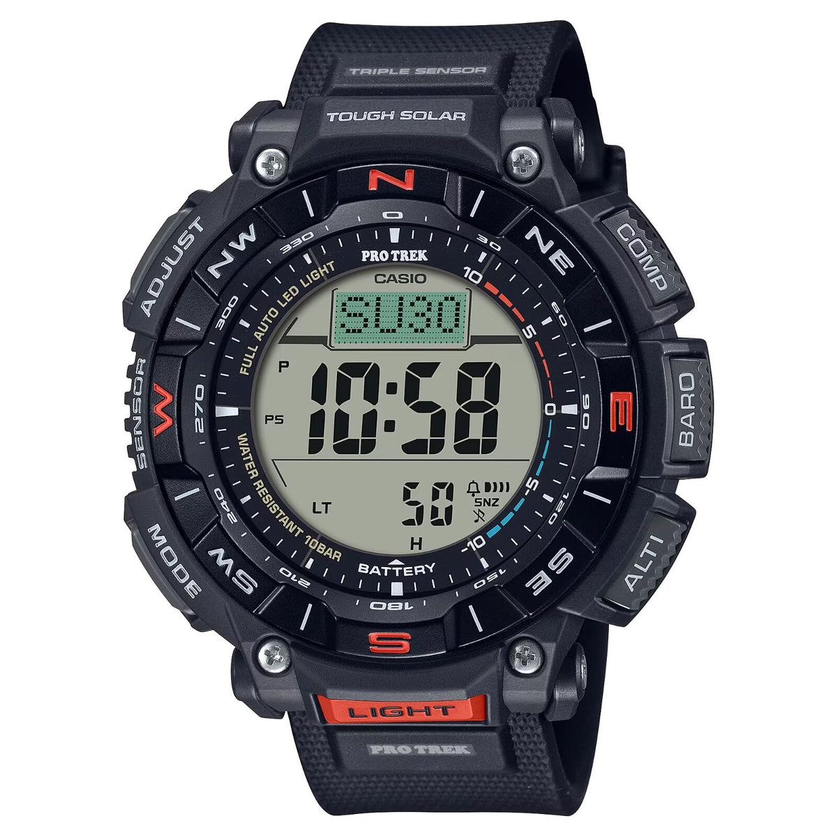 Casio Pro Trek Solar Prg-340-1er Orologio Uomo Nuovo Garanzia Italia