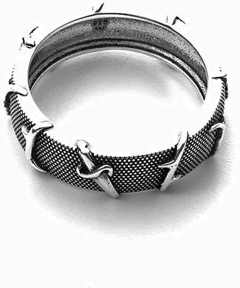 Cesare Paciotti Anello Uomo, Argento 925 Jpan1937v Misura Dito 22