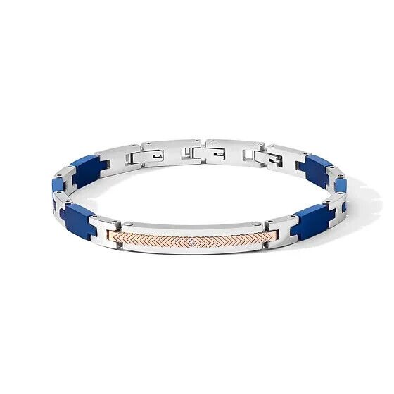 Comete Gioielli Faces Bracciale Uomo Ubr 1180 Nuovo Garanzia Ufficiale