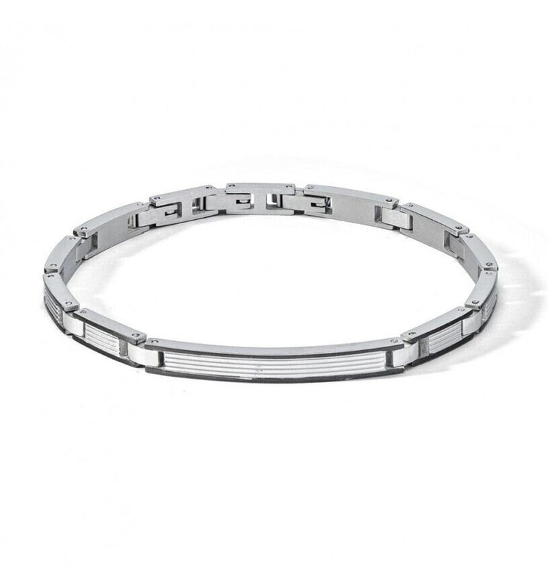 Comete Gioielli Texture Bracciale Uomo Ubr1170 Nuovo Garanzia Ufficiale