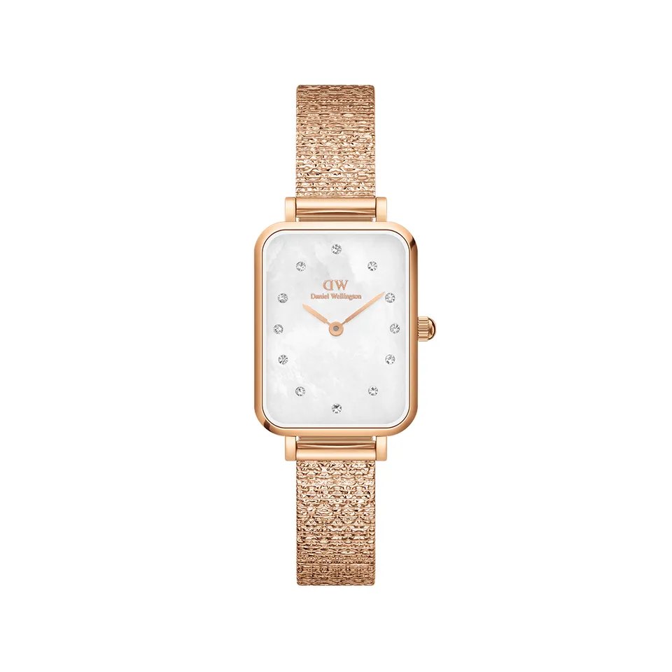 Daniel Wellington Quadro Lumine Pressed Piano Madreperla DW00100578 Garanzia Ufficiale