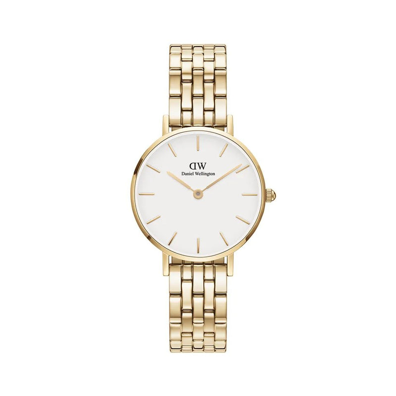 Daniel Wellington Petite 5-link Evergold Dw00100614 Garanzia Ufficiale