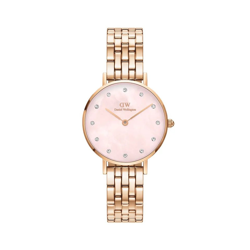 Daniel Wellington Petite Lumine 5-link Melrose Dw00100617 Garanzia Ufficiale