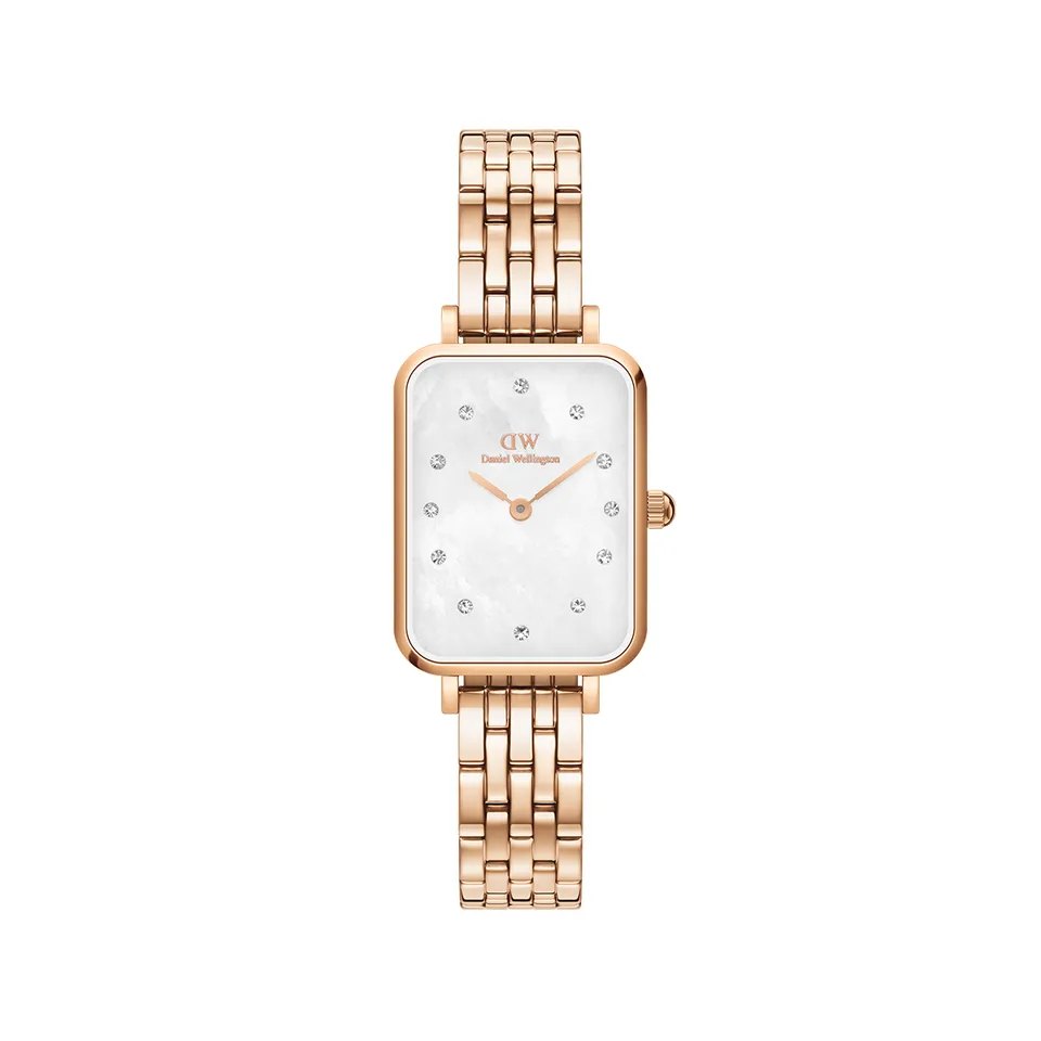 Daniel Wellington Quadro Lumine 5-link Melrose Dw00100620 Garanzia Ufficiale