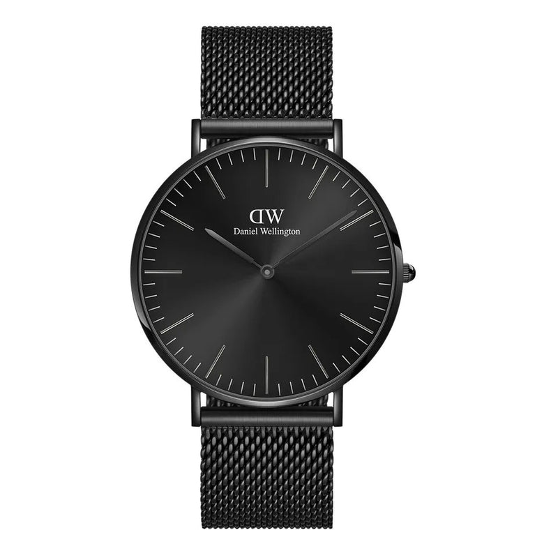Daniel Wellington Uomo Classic Mesh Onyx Black Dw00100632 Cassa Da 40 Mm Garanzia Ufficiale