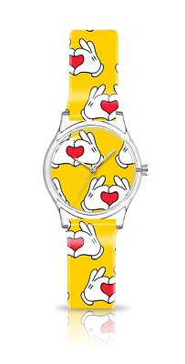 Jacob Mille Watch Heart Orologio+Pochette Donna Quarz Nuovo