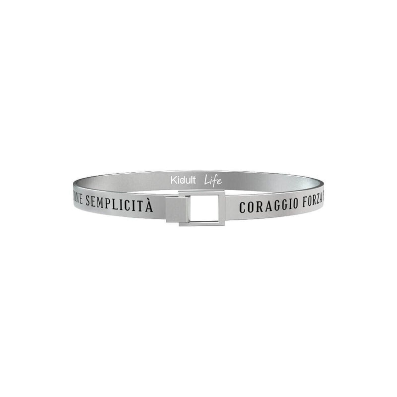 Kidult Philosophy Coraggio Forza Fratellanza Bracciale Uomo 731395 Nuovo