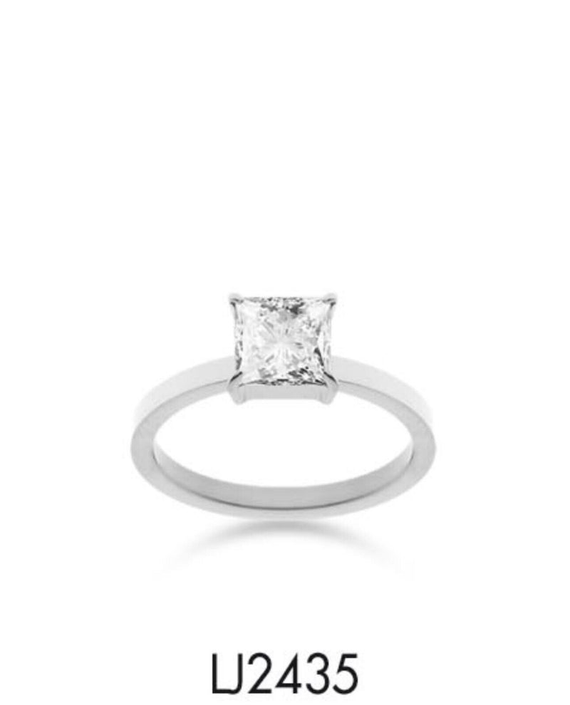 Liu Jo Anello Veretta Acciaio Donna Lj2435m16 Nuovo