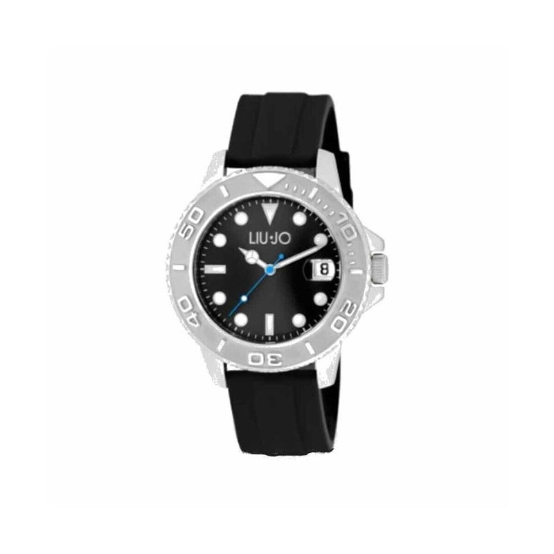 Liu Jo Night Silver/nero Orologio Uomo Solo Tempo Tlj1878 Nuovo