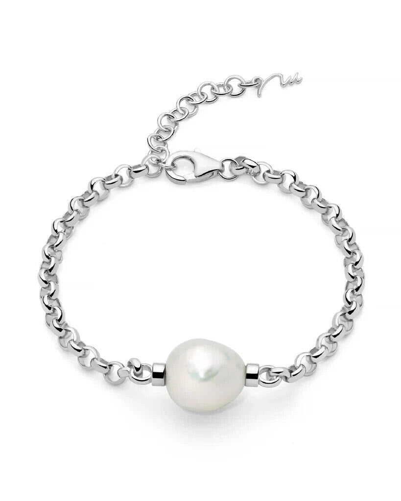 Miluna Bracciale Argento 925 E Perla Referenza Prb3546b Garanzia Ufficiale