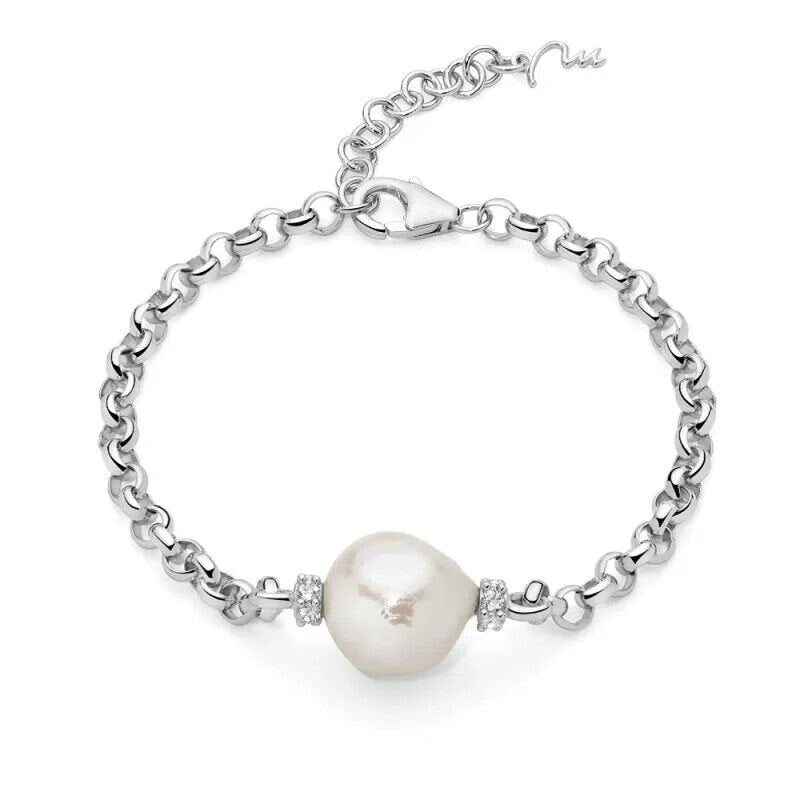Miluna Bracciale Argento 925 E Perla Referenza Prb3547b Garanzia Ufficiale