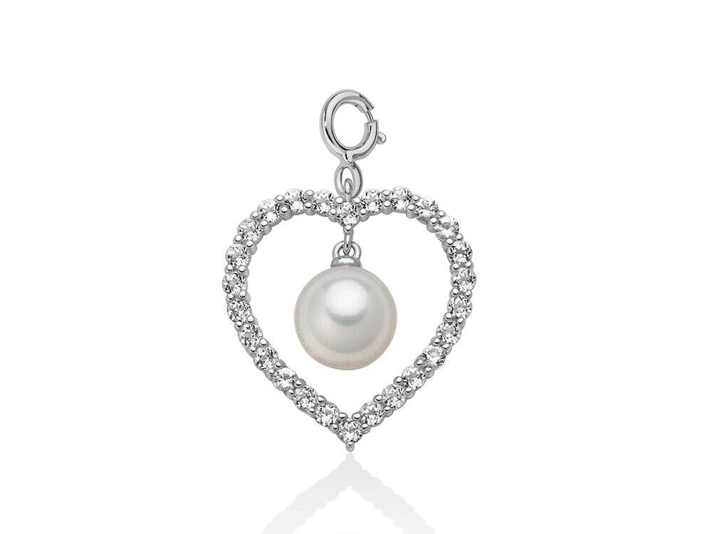 Miluna Charms Argento 925 Perla E Topazi Referenza Pdf871 Garanzia Ufficiale