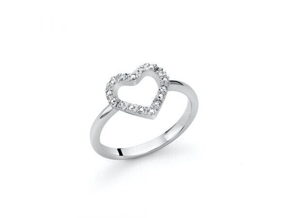 Miluna Diamantissima Anello Donna Argento 925 Referenza Lid3558m14 Nuovo