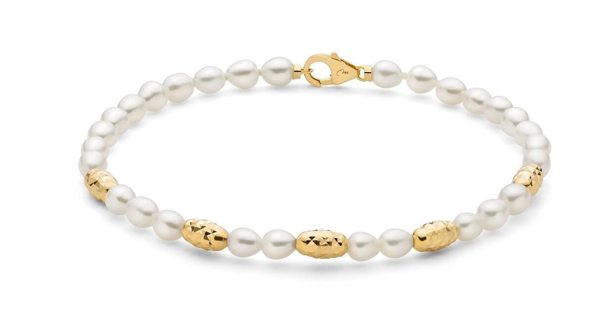 Miluna Pepite di Perle Bracciale Referenza PBR3634G Garanzia Ufficiale