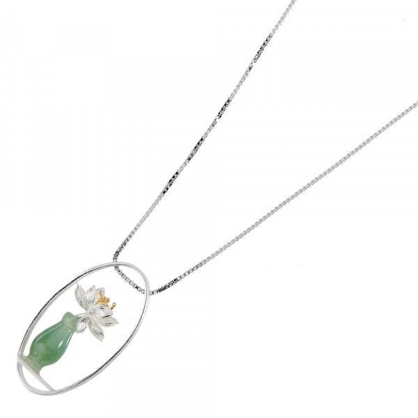 Ottaviani Collana Argento 925 Vaso Dei Sogni 600130c Nuova