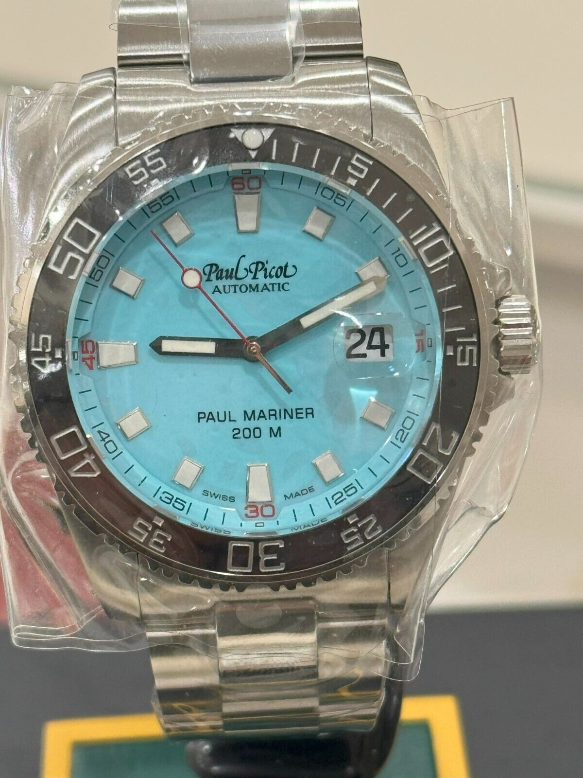 Paul Picot Paul Mariner Sub 200 Automatico 4352.20kb65b20 Garanzia Italia