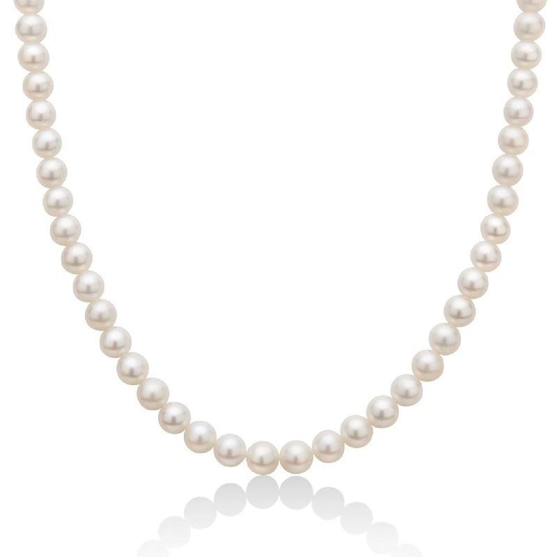 Miluna Collana In Oro Bianco 18kt E Perle Naturali Referenza Pcl4198v Garanzia Ufficiale