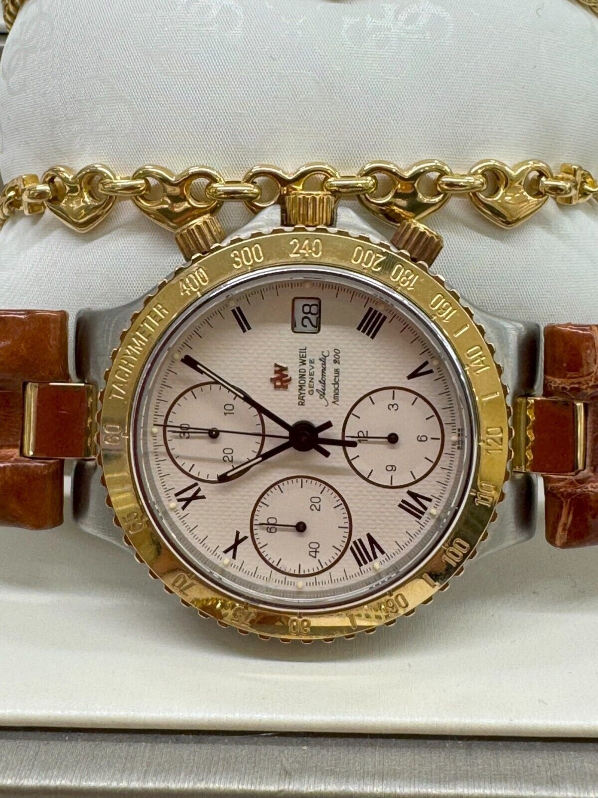 RAYMOND WEIL AMEDEUS 200 REFERENZA 7713 CRONO AUTOMATICO ANNI 80-90