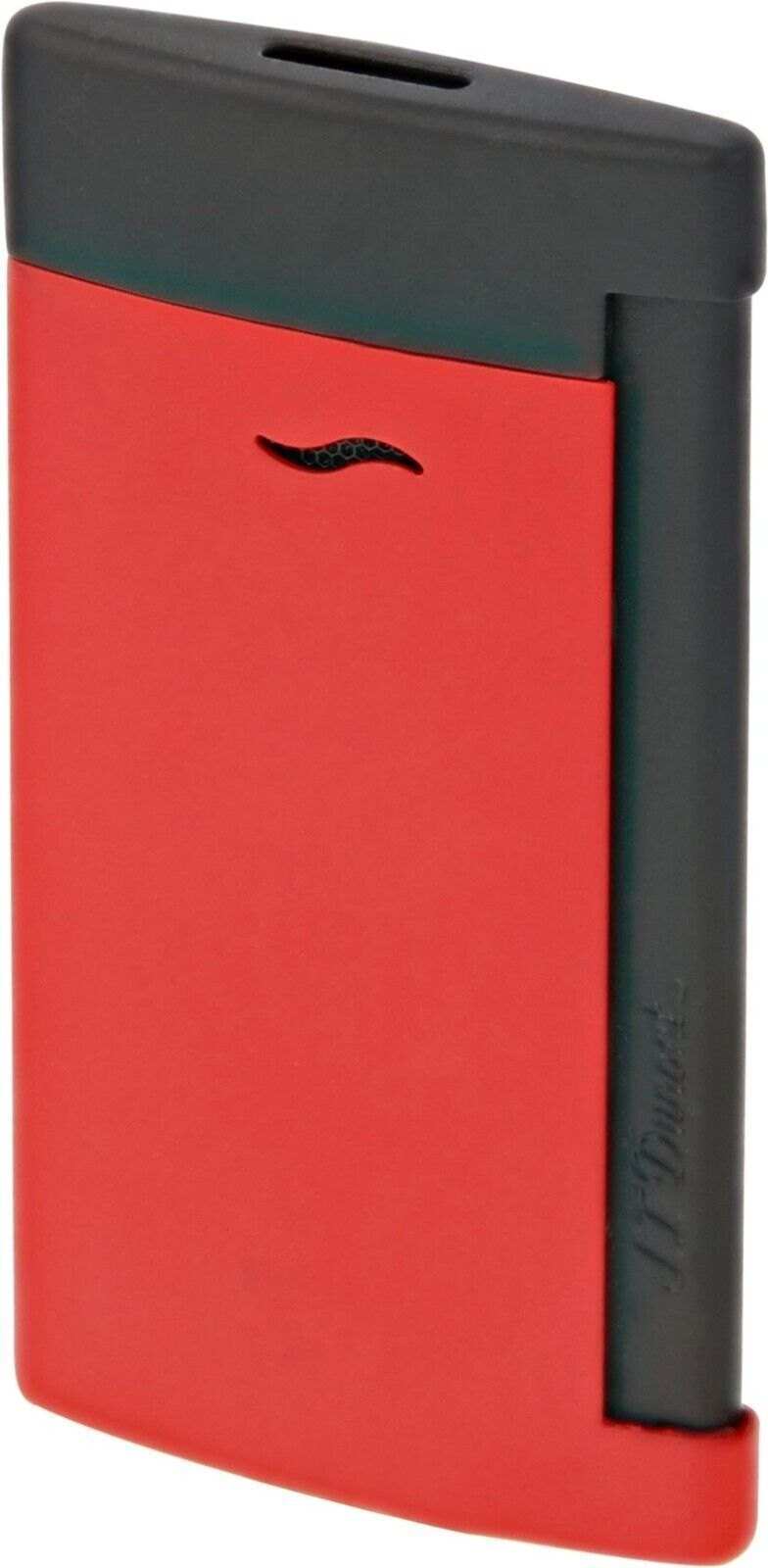 S.T. Dupont Accendino Lighter Feuerzeug Jet Flame Slim 7 Matte Red 027749