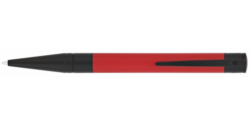 S.T. Dupont D-initial Black/matt Red 265116 Nuova