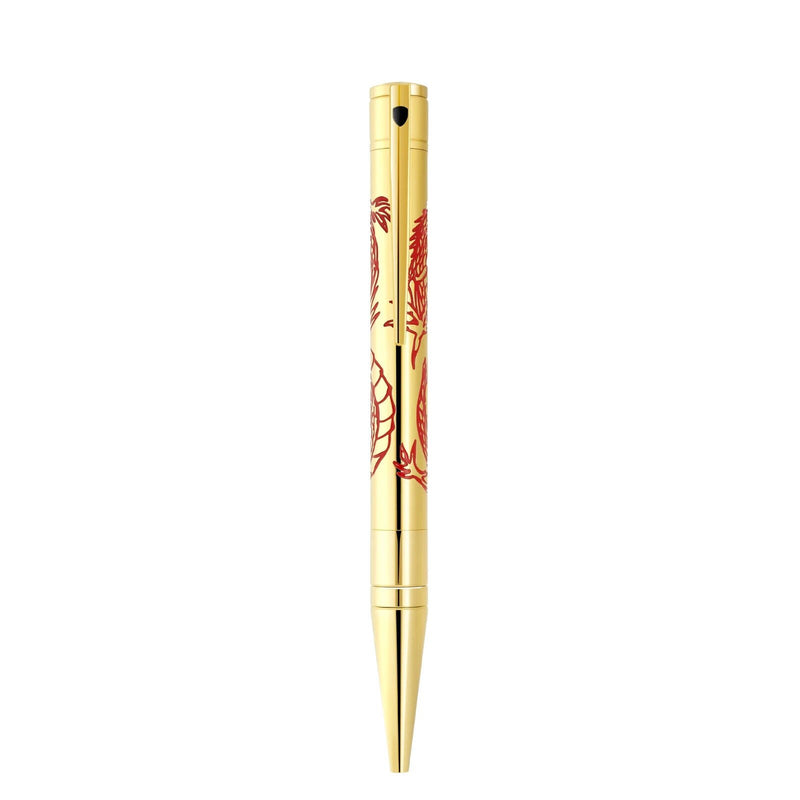 S.T. Dupont D Initial Penna A Sfera Dragon Oro 265026 Nuova