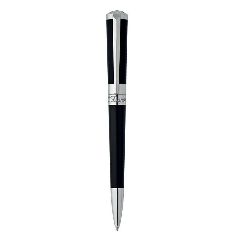 S.T. Dupont Liberte' Bille Noir Finitura Palladio 465674 Nuova